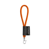 Set Lanyard Tube Short (Ø 7 Mm) 9 Mm:n Sulkurenkaalla Heksakromi Oranssi