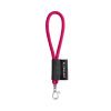 Set Lanyard Tube Short (Ø 7 Mm) 9 Mm:n Sulkurenkaalla Pinkki