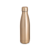 Show Metallic. Ruostumattomasta Teräksestä Valmistettu Pullo Mattapintaisella Metallipinnoitteella 510 Ml Satiinikulta