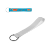 Slough. Set Lanyard Sublimation Lyhyt Ii (20 Mm) Kierrätetystä Polyesteristä (100 % Rpet), Ø 32 Mm Rengas 301 - Valkoinen