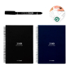 Starter Kit Infinite Planner A5. Setti Sisältää "äärettömän Päiväkirjan", Puhdistussarjan, Tussin Ja Tussitelineen Musta