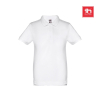 Thc Adam Kids Wh. Lasten Lyhythihainen Pikeepaita (100 % Puuvillaa, Unisex). Valkoinen Valkoinen