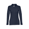 Thc Bern Women. Naisten Pitkähihainen Poolopaita Sininen