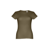Thc Sofia. Naisten Vyöllä Varustettu Puuvillainen T-paita Army-vihreä