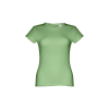 Thc Sofia. Naisten Vyöllä Varustettu Puuvillainen T-paita Vihreä Jade