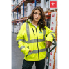Thc Zagreb Work. Huomiovärinen Softshell-takki (unisex, Luokka 111) Heksakromi Keltainen