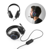 Thorne Headset Rgb. Abs-pelikuulokkeet 2 Metrin Johdolla, Mikrofonilla Ja Rgb Led -valoilla Musta