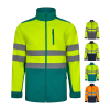 Vl Hestia. Dvobarvna Soft Shell Jakna (280 G/m²) Iz Poliestra (96 %) In Elastana (4 %)