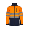 Vl Hestia Large. Dvobarvna Soft Shell Jakna (280 G/m²) S Podlogo Iz Flisa In Membrano Tpu, Iz Poliestra (96 %) In Elastana (4 %)