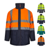 Vl Juno Large. Dvobarvna Parka 4 V 1 (180 G/m²) Iz Poliestra (100 %) S Pu Prevleko