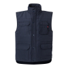 Vl Mefitis. Polstriran Telovnik Z Več žepi (220 G/m²) Iz Poliestra (100 %) Navy-sininen