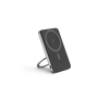 Warshel 5. 5'000 Mah Magnetic Power Bank With 15w Superfast Wireless Charger In Recycled Abs (100% Rabs) With Stand Tummanharmaa