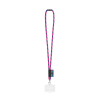 Watford. Set Lanyard Tube Long (Ø 7 Mm), 9 Mm:n Sulkurengas, Ø 7 Mm:n Turvalukko Ja 91 X 68 Mm:n Jäykkä Nimilapun/kortin Pidike Heksakromi Pinkki/syvänsininen