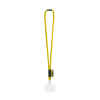 Watford. Set Lanyard Tube Long (Ø 7 Mm), 9 Mm:n Sulkurengas, Ø 7 Mm:n Turvalukko Ja 91 X 68 Mm:n Jäykkä Nimilapun/kortin Pidike Keltainen
