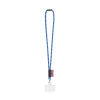 Watford. Set Lanyard Tube Long (Ø 7 Mm), 9 Mm:n Sulkurengas, Ø 7 Mm:n Turvalukko Ja 91 X 68 Mm:n Jäykkä Nimilapun/kortin Pidike Violetti/vaaleansininen