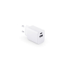 Wegener. Power Adapter With Usb-a Port 18w And Usb-c 20w In Recycled Abs (100% Rabs) Valkoinen
