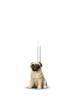 Byon Kynttilänjalka Pug, Beige/ruskea