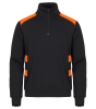 Clique Ambition Half Zip Huomio-oranssi