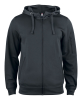 Clique Basic Active Hoody Full Zip Musta