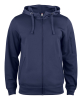 Clique Basic Active Hoody Full Zip Tumman Sininen
