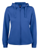 Clique Basic Active Hoody Full Zip Women Keskisininen