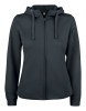 Clique Basic Active Hoody Full Zip Women Musta