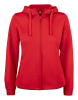 Clique Basic Active Hoody Full Zip Women Punainen
