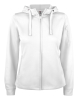Clique Basic Active Hoody Full Zip Women Valkoinen