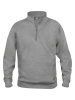 Clique Basic Half Zip Meleerattu Harmaa
