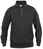 Clique Basic Half Zip Musta