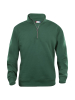 Clique Basic Half Zip Tummanvihreä