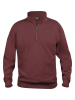 Clique Basic Half Zip Viininpunainen