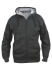Clique Basic Hoody Full Zip Meleerattu Antrasiitti