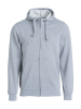 Clique Basic Hoody Full Zip Meleerattu Harmaa