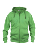 Clique Basic Hoody Full Zip Omenanvihreä
