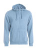 Clique Basic Hoody Full Zip Vaalean