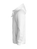 Clique Basic Hoody Full Zip Valkoinen