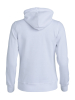 Clique Basic Hoody Full Zip Women Valkoinen