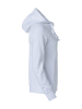 Clique Basic Hoody Full Zip Women Valkoinen