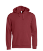 Clique Basic Hoody Viininpunainen
