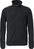 Clique Basic Micro Fleece Jacket Musta