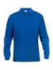 Clique Basic Polo L/s Junior Keskisininen