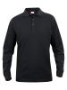 Clique Basic Polo L/s Junior Musta