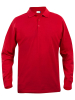 Clique Basic Polo L/s Junior Punainen