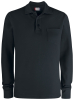Clique Basic Polo Pocket L/s Musta