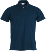 Clique Basic Polo S/s Junior Tumman Sininen