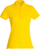 Clique Basic Polo Women Kirkas Keltainen