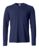 Clique Basic-t L/s Tumman Sininen