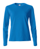 Clique Basic-t L/s Women Keskisininen