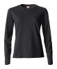 Clique Basic-t L/s Women Musta